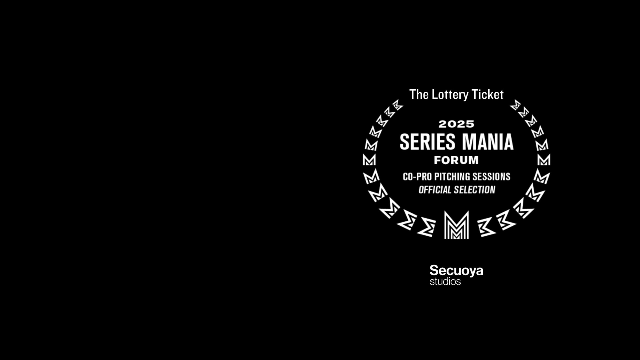 Secuoya Studios presentará 'The Lottery Ticket’ en las sesiones de Pitch Series Mania Forum 2025