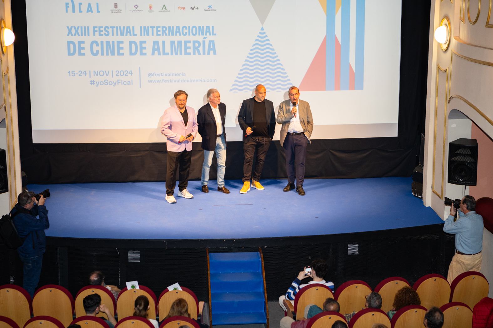 Fernando Cayo y Carlos Fuentes presentan 'Padres' en el Festival Internacional de Cine de Almería