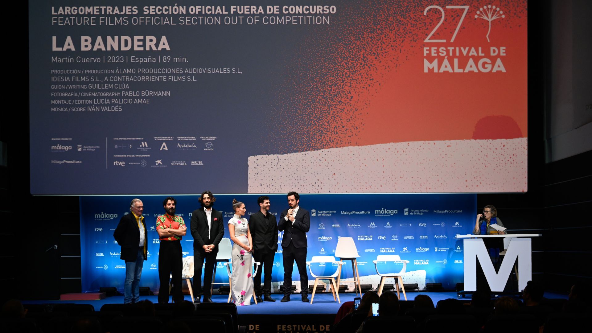 'La Bandera' celebra su presentación en el Festival de Málaga