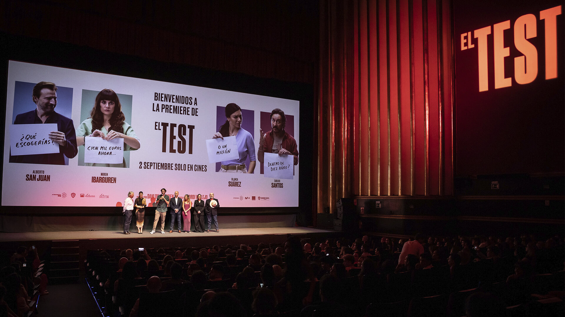 ‘El Test’ celebra su estreno en salas con la premier en el cine Capitol