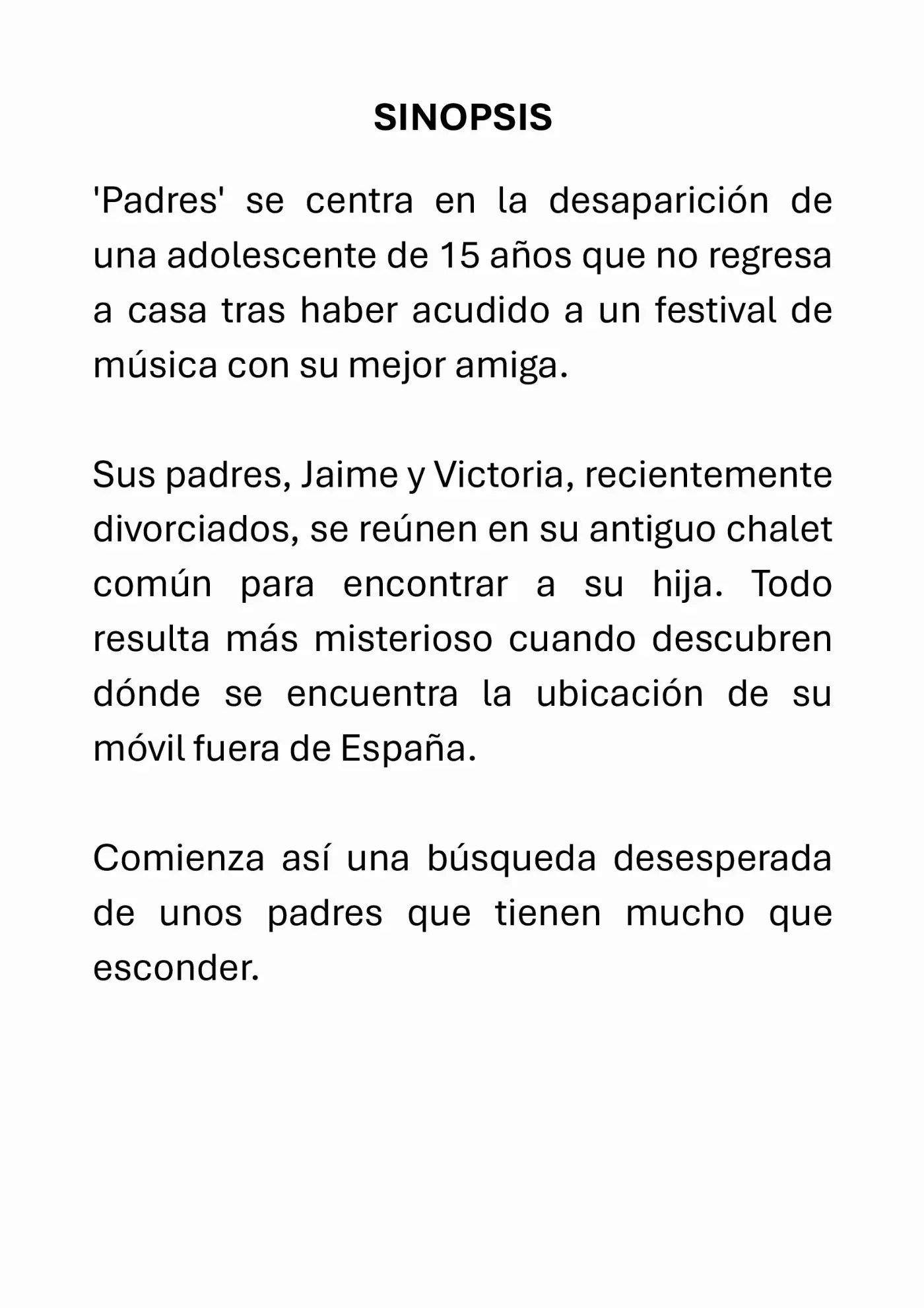 Página 3 del dossier
