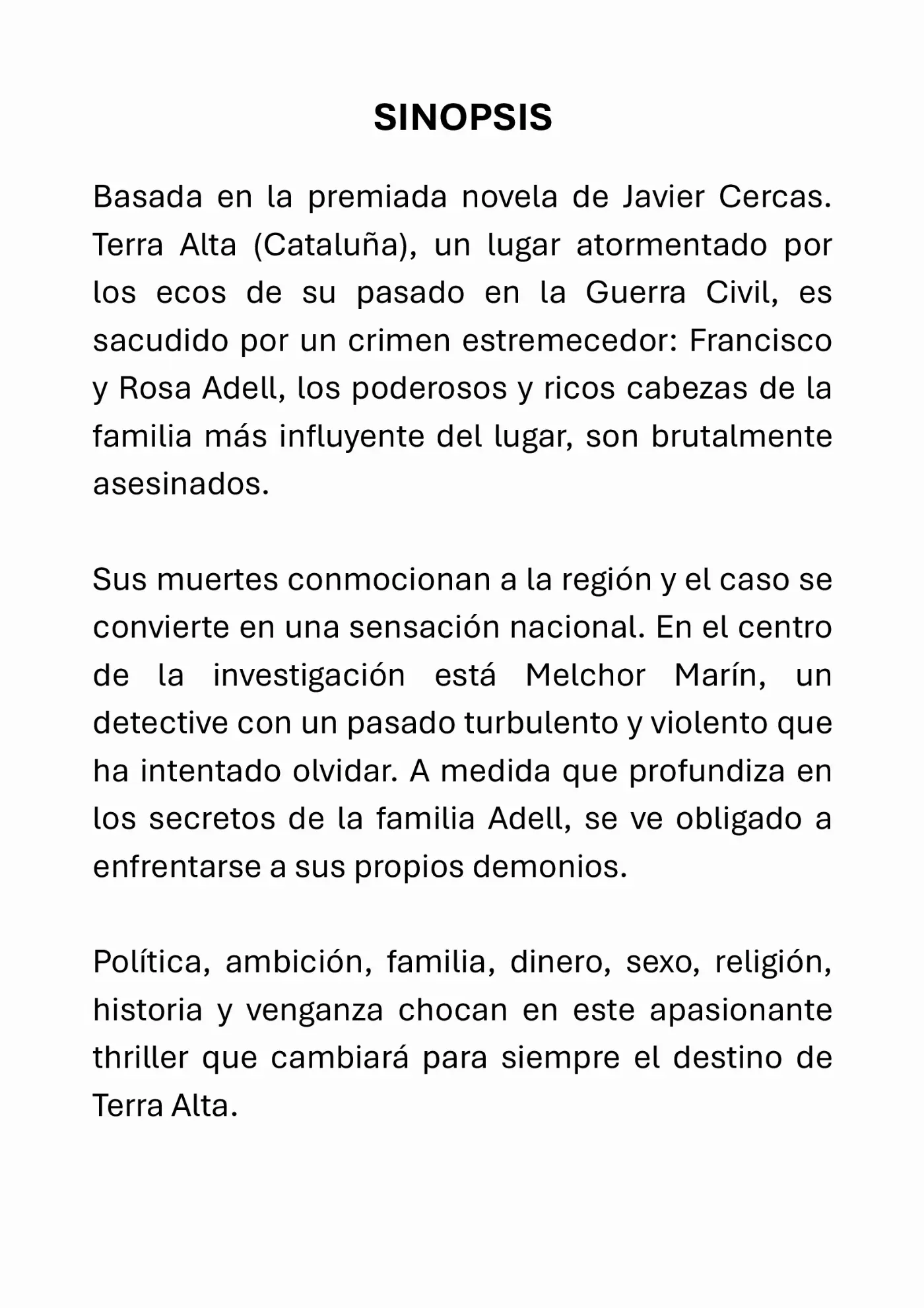 Página 3 del dossier