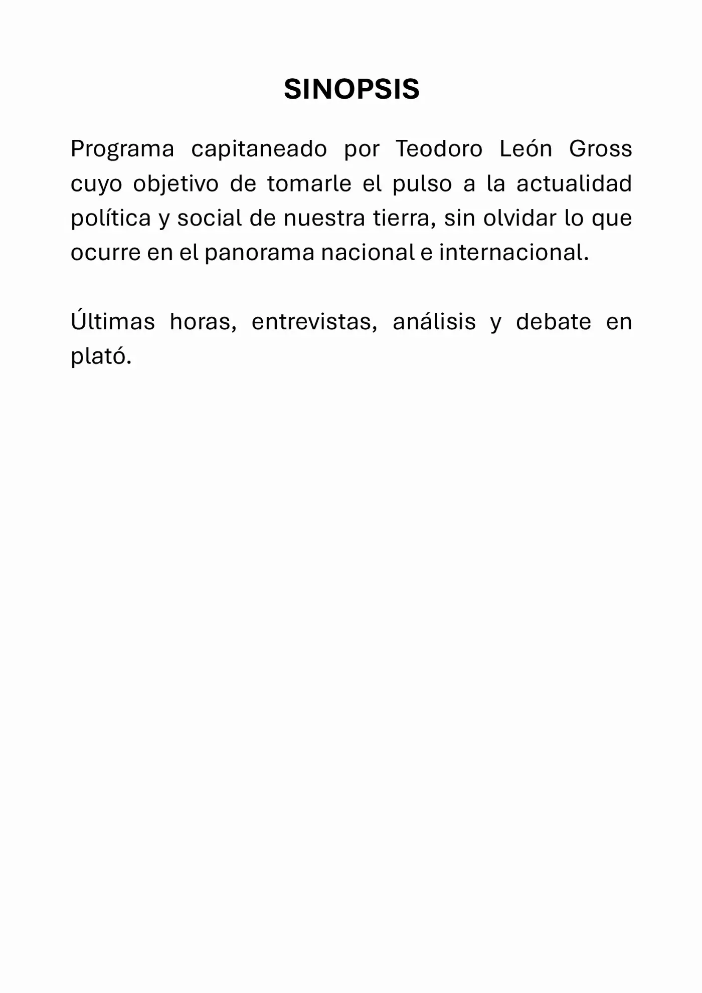 Página 2 del dossier