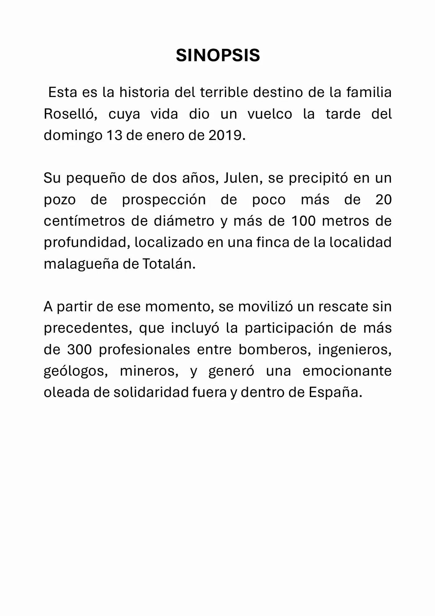 Página 3 del dossier