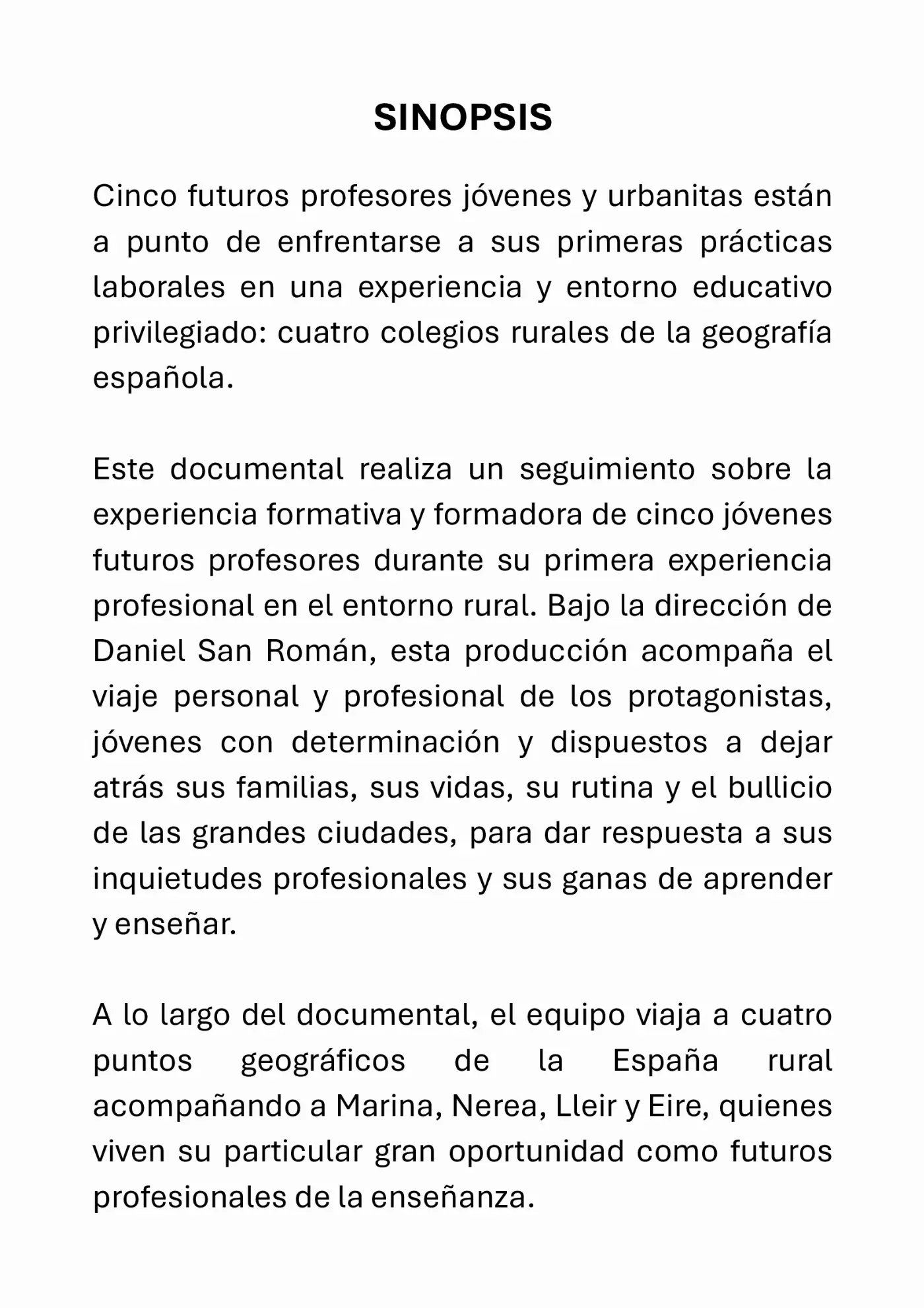 Página 3 del dossier